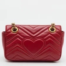 Gucci GG Marmont Small Matelasse Flap Crossbody 4