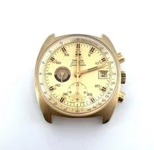 Omega Seamaster Chronograph Jedi Gold Plated Cal. 1040 | Ref. 176.007 2