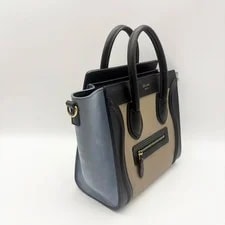 Celine & Luggage Top Handle Crossbody Auth 3