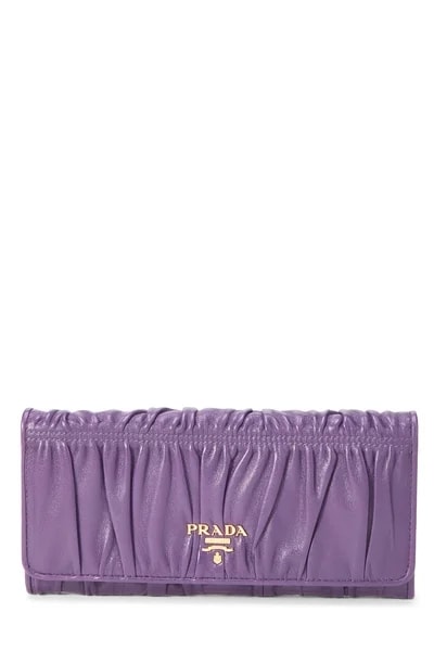 Prada — Gaufre Continetal Wallet — Accessory — resale