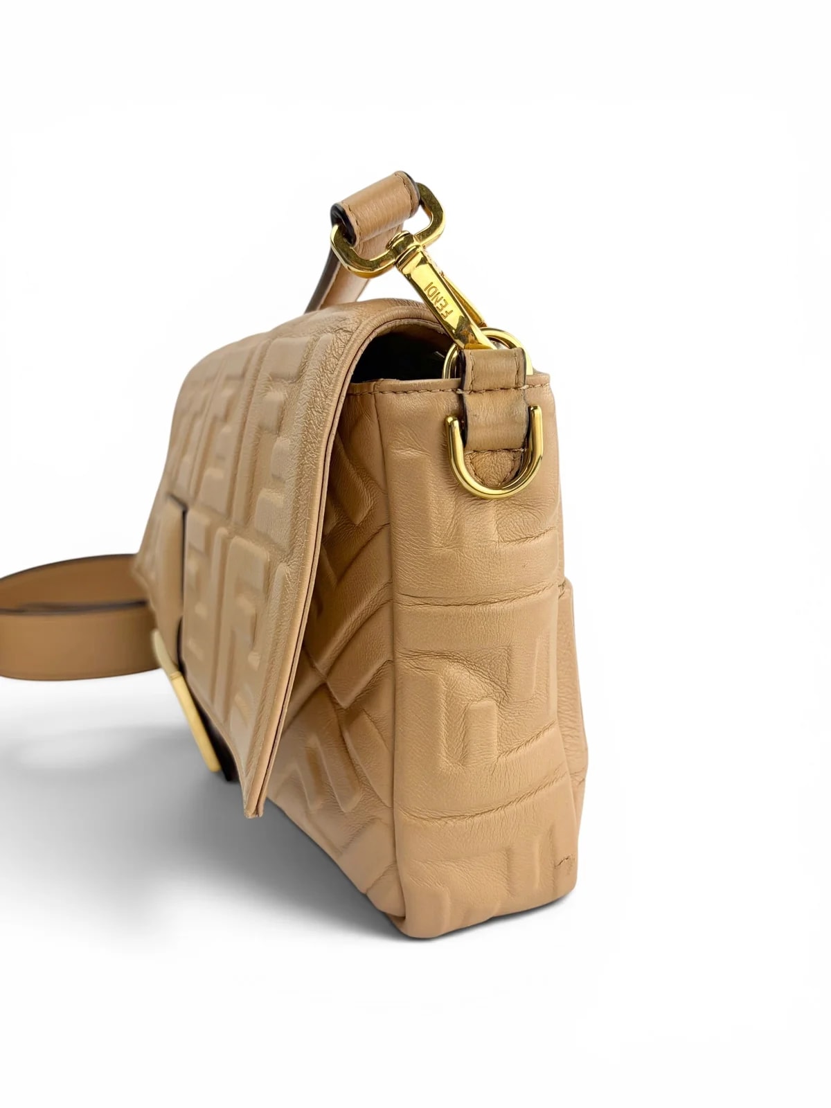 Fendi Embossed Zucca Large Baguette 2