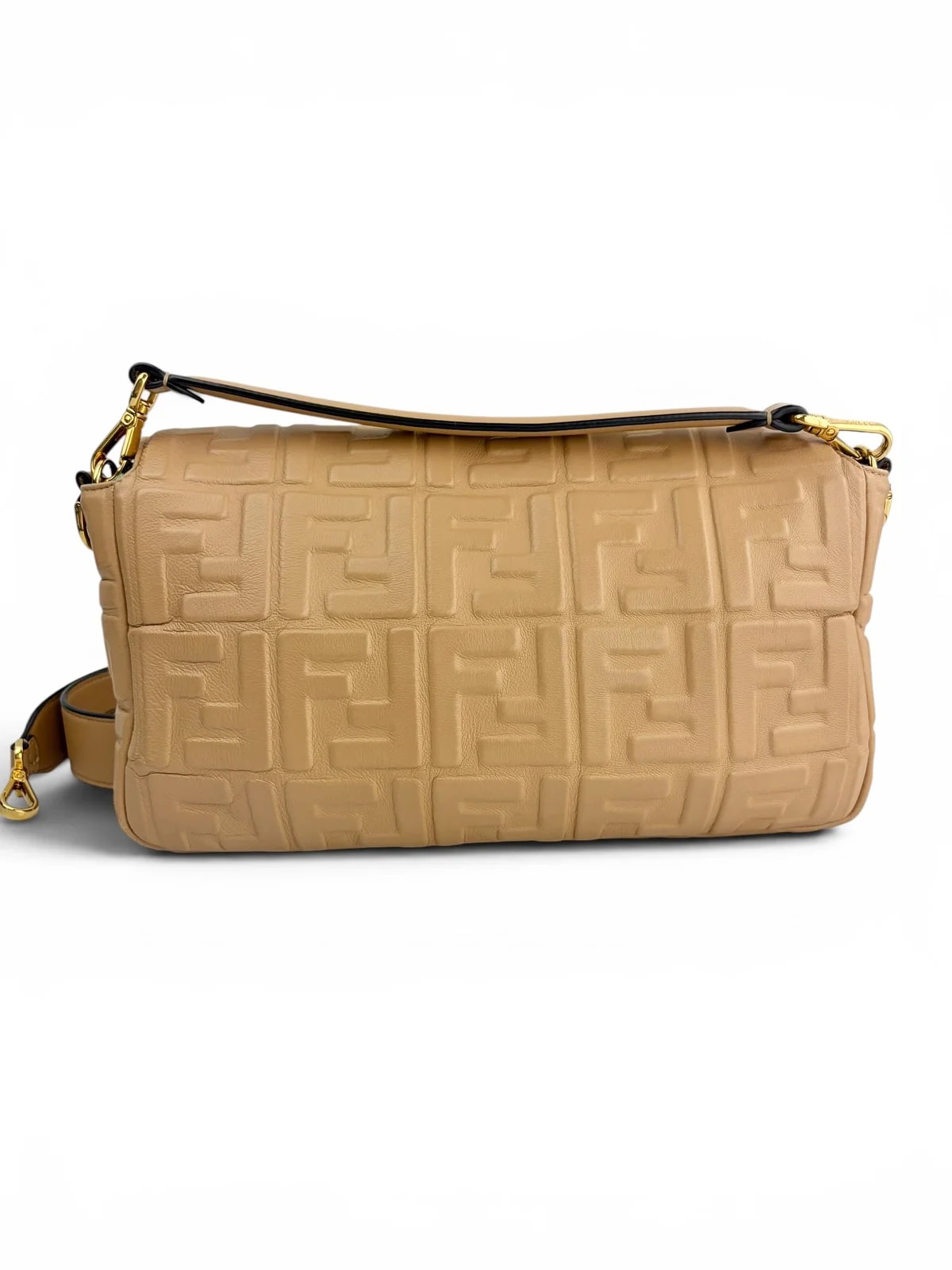 Fendi Embossed Zucca Large Baguette 3
