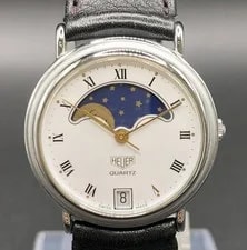 Heuer — [Watches Etc.] *60* [MAST-15700] * Heuer HL100C Moon Phase Date ( ) * — Watch — resale