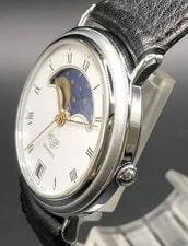 [Watches Etc.] *60* [MAST-15700] * Heuer HL100C Moon Phase Date ( ) * 4