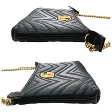 Gucci 443447 GG Marmont Chain Wallet Crossbody Italy 4