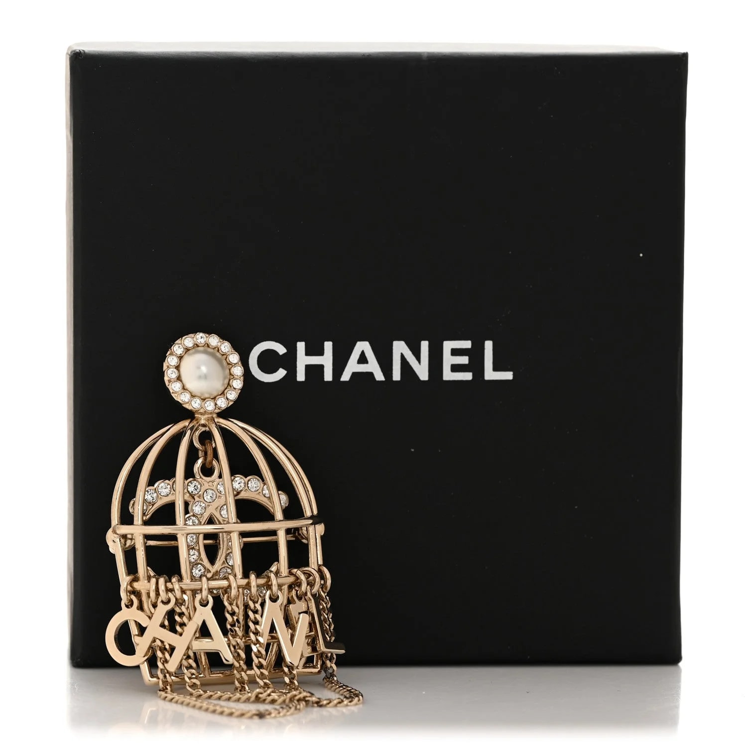 Birdcage Pin Brooch Light 4