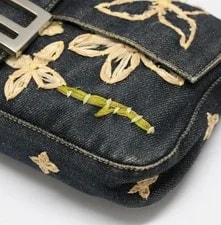 Fendi Mamma Baguette Flower Embroidery 3