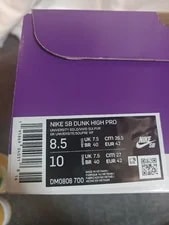 8.5US Nike Sb Dunk High Cut 5Cm Pineapple 4