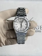 Audemars Piguet Royal Oak Silver 34mm - 77450ST Unworn Complete 3