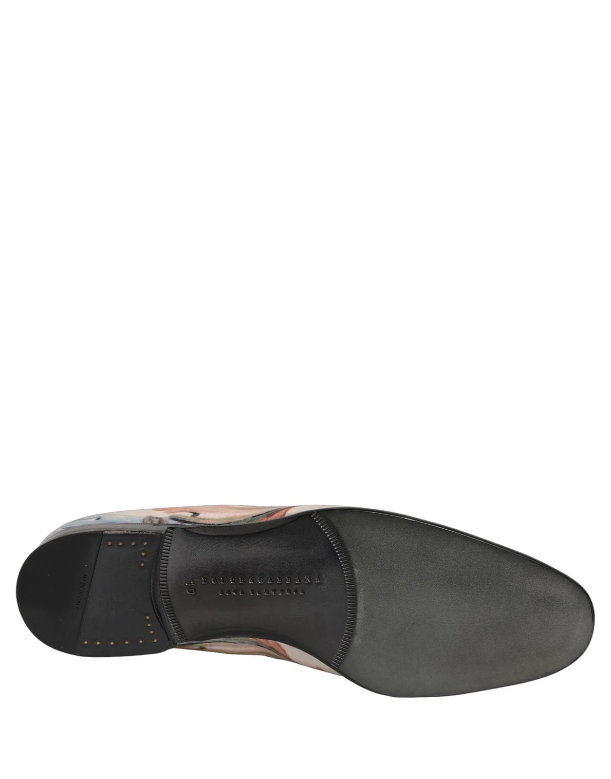 Dolce & Gabbana — Dolce & Gabbana Floral Vase Slip on Dress Loafers Shoes — Designer Shoe — resale