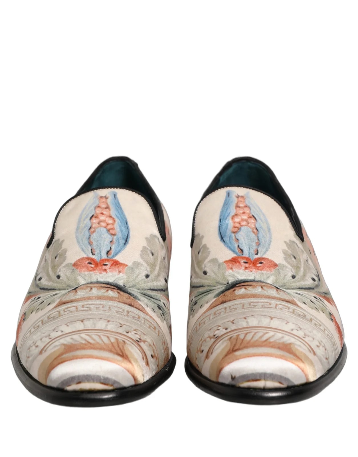 Dolce & Gabbana Floral Vase Slip on Dress Loafers Shoes 2