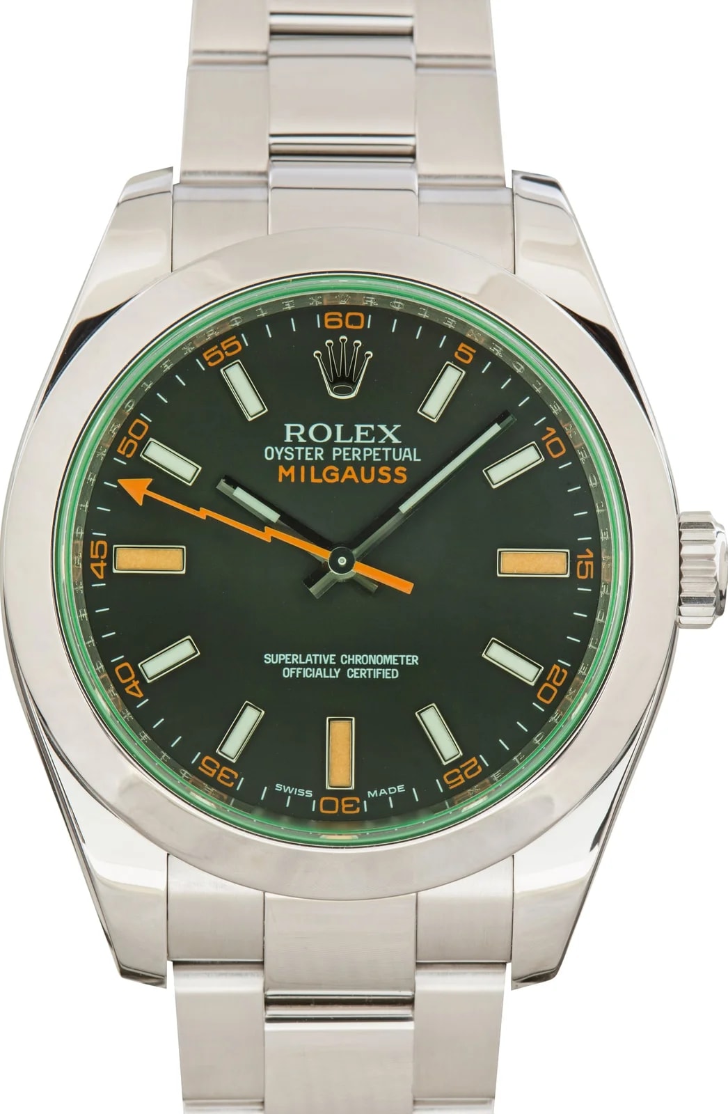 Rolex Milgauss Ref 116400GV Black Dial 2