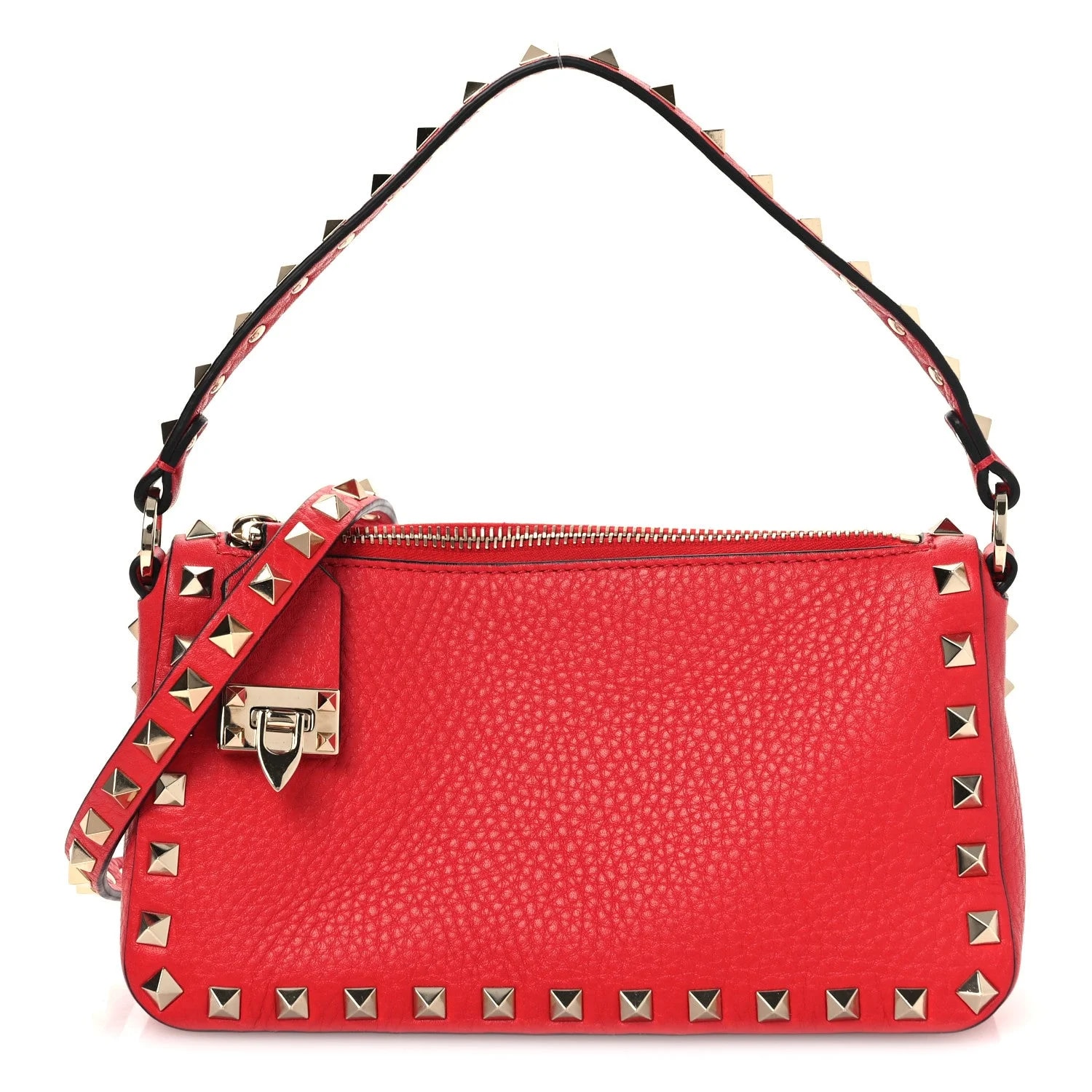Valentino Garavani — Grainy Small Rockstud Crossbody — Handbag — resale