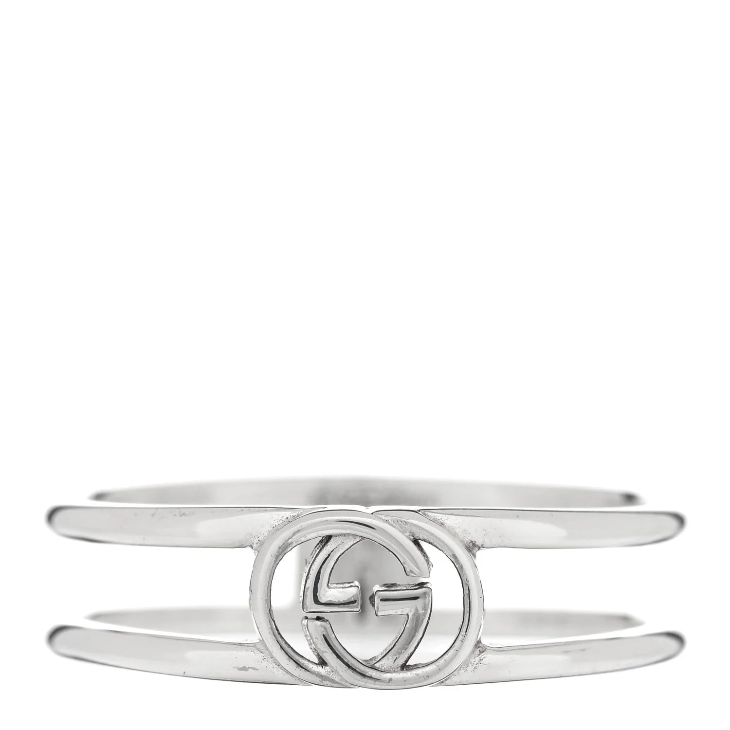 Gucci — 6mm Interlocking G Open Band 61 9.5 — Jewelry — resale