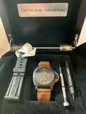 Panerai Luminor 1950 3 Days GMT Ceramic Black PAM 441 Size 44mm Box 3