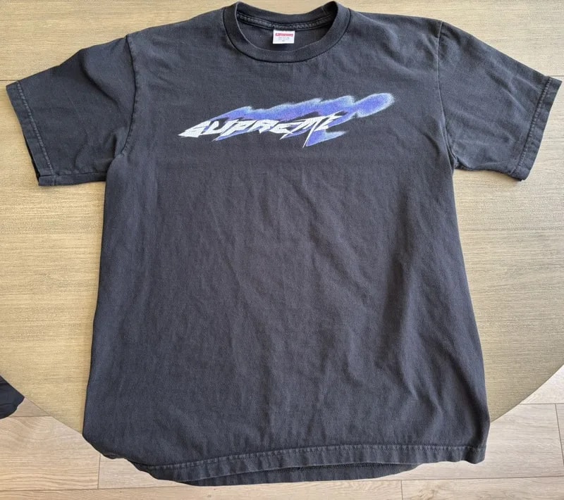 Supreme — Supreme Haze Racer Font Logo Tee — streetwear — resale
