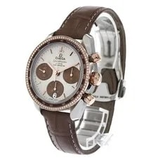 Omega Speedmaster 38 324.28.38.50.02.002 38mm SS Beige / Brown #C1935 2