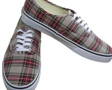 Vans Authentic Plaid Casual Skate Boat Shoes 4