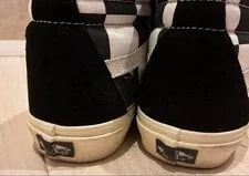 10.5US Vans Sk8-Hi Checkered Flag and High Monotone LTD 3