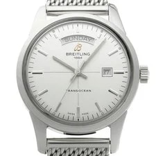 Breitling — Breitling Transocean DAY & Date A4531012/G751 Automatic Silver Dial — Watch — resale
