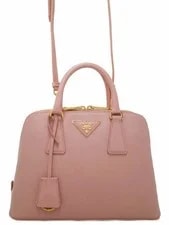 Prada — Prada Lux Promenade 2way Peonia — Handbag — resale