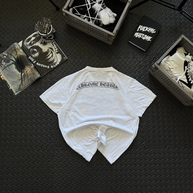 Chrome Hearts — T Shirt Hearts Matty Boy Naomi Campbell — streetwear — resale