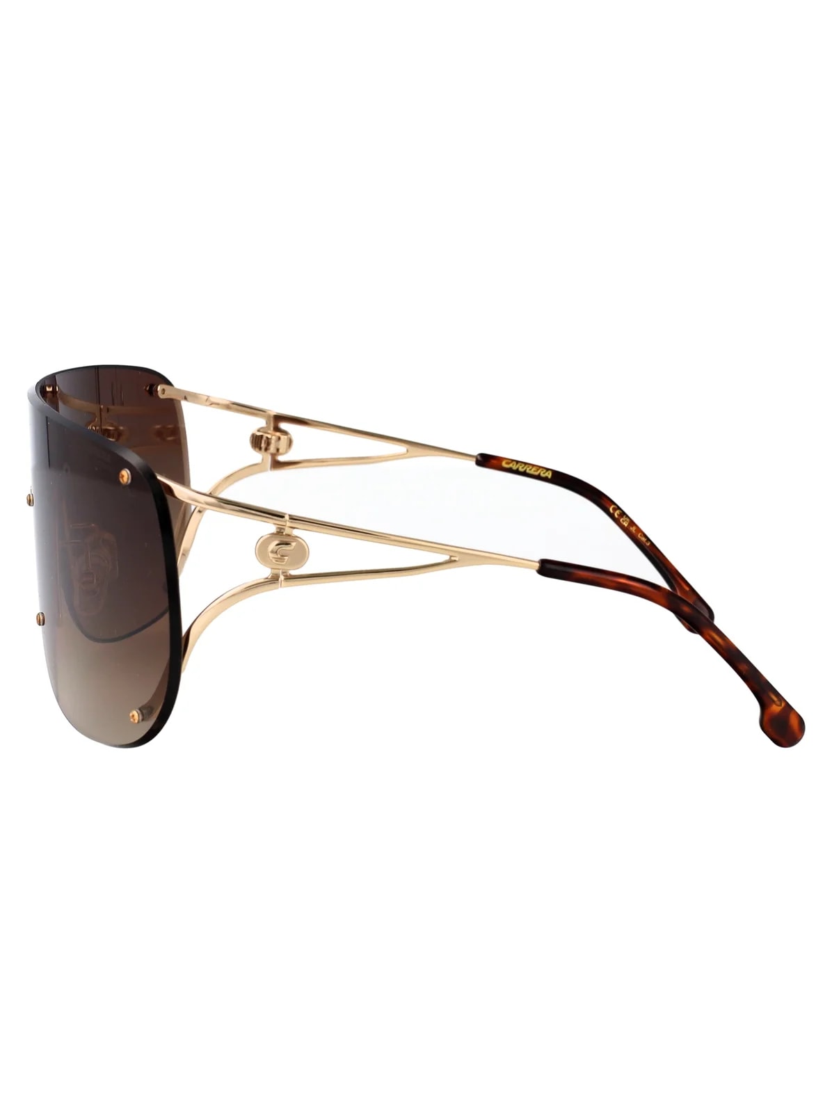 Carrera Metal Frame Sunglasses — Brown 3
