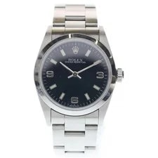 Rolex — Rolex Oyster Perpetual Black Dial SS At Stainless Automatic 77080 — Watch — resale