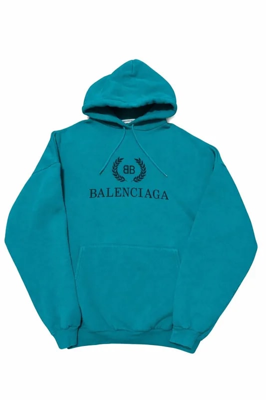 Balenciaga — Balenciaga Crest Logo BB Hoodie — streetwear — resale