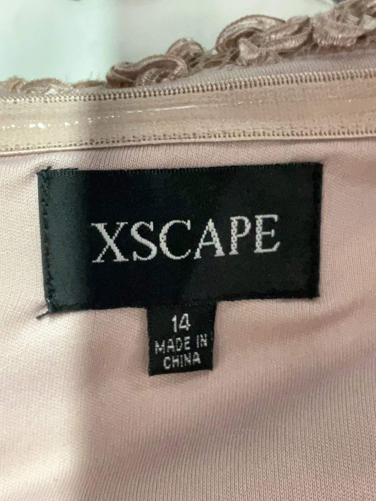 Xscape 100% Cashwool Cocktail Dress Size 14 3