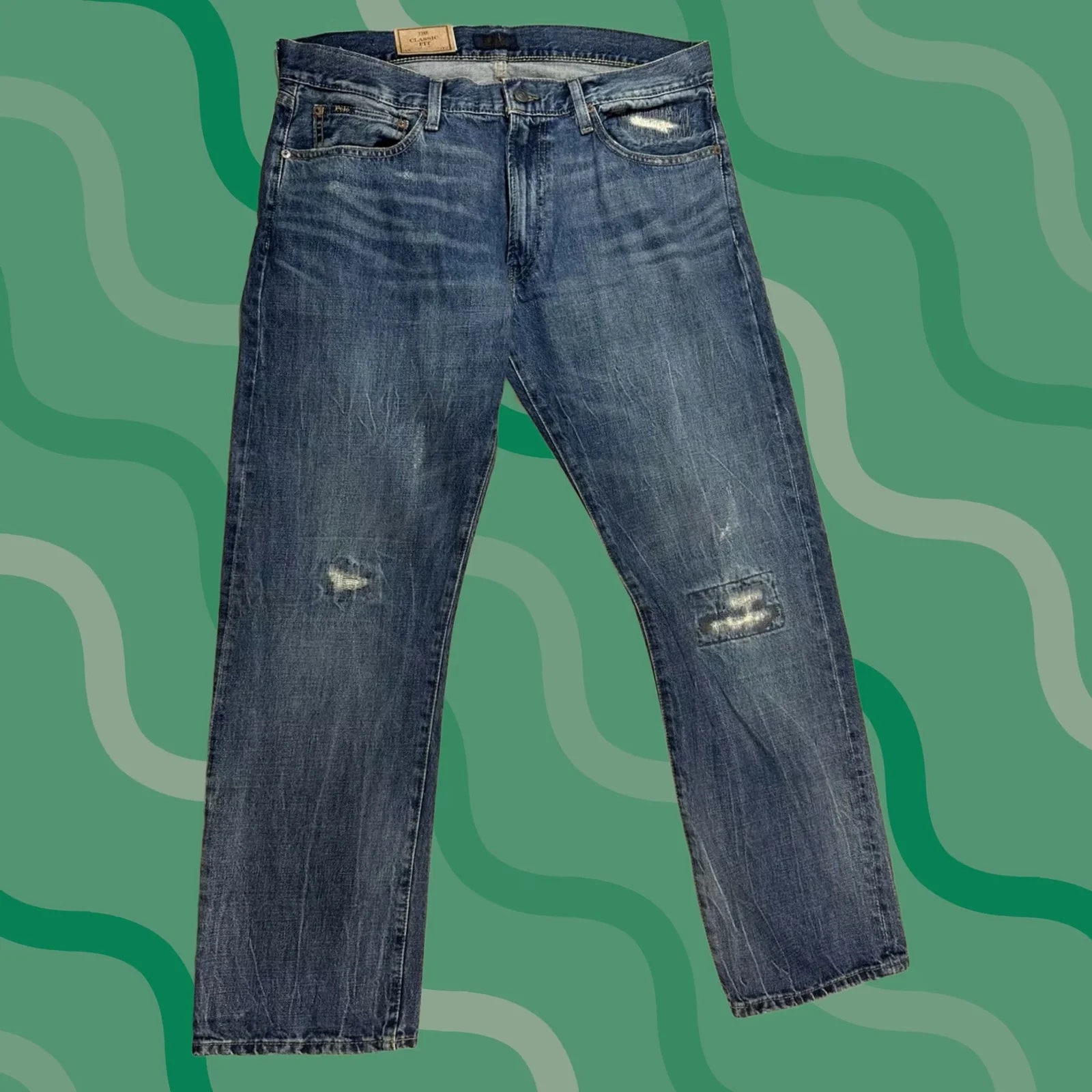 Polo Ralph Lauren — Polo Ralph Lauren Jeans 36 32 the Classic Fit Distressed — streetwear — resale