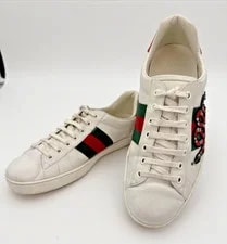 Gucci Ace Low Top Embroidered Size 7 US 6.5 UK 40 EU 2