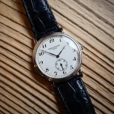 Patek Philippe — Patek Philippe 5022G-012 Calatrava 'Officers ' White Enamel — Watch — resale