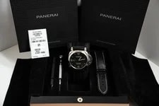 Panerai Luminor Marina 1950 3-Day 2017 44mm Blue Seconds Complete PAM01359 3