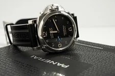 Panerai Luminor Marina 1950 3-Day 2017 44mm Blue Seconds Complete PAM01359 4