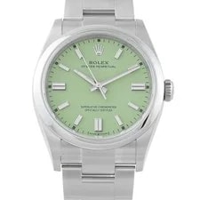 Rolex — Rolex Oyster Perpetual 36 Pistachio Dial Steel 126000 — Watch — resale