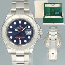 Rolex — 2023 NEW Papers Rolex Yacht-Master 126622 Steel Platinum Blue 40mm Box — Watch — resale