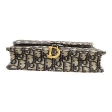 Christian Dior CD GHW Saddle Wallet on Chain 4