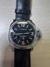 Panerai — Panerai Luminor Black 1860 - PAM00000. Original Box + 3 Bands — Watch — resale
