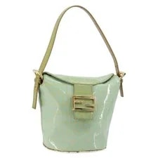 Fendi — Fendi Mamma Baguette Enamel Peppermint Auth 140635A — Handbag — resale