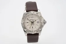 Breitling Cockpit Lady Silver Dial on Leather A71356 Complete 2014 2