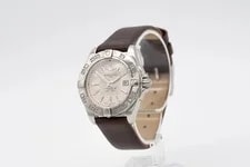 Breitling Cockpit Lady Silver Dial on Leather A71356 Complete 2014 3