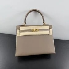 Hermès — Auth Hermès Kelly 25 Etoupe — Handbag — resale