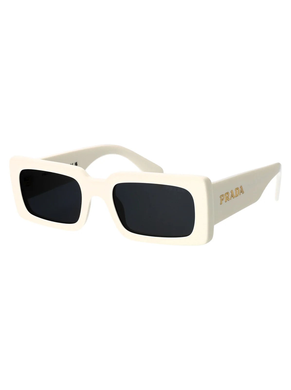 Prada 0pr Talcum Acetate Rectangle Sunglasses — 2