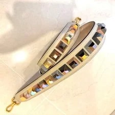 Fendi Chain Strap Studded 80cm Strap From Japan 3