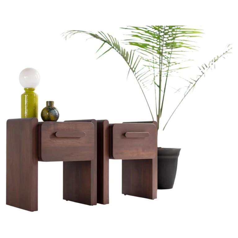 Bertu Furniture — Bertu Nightstand, Iris Modern Nightstand — Furniture — resale