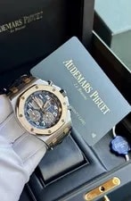 Audemars Piguet Royal Oak Offshore Bucherer Full SET Rose Gold Blue - 26471SR 2