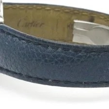 Cartier () Ronde Solo SM Stainless Steel Leather Quartz Wsrn 3