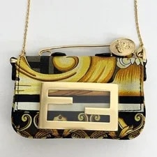 Excellent Condition Fendi Fendace Nano Baguette Chain Mini 25020339 3