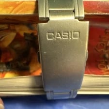 Casio AW-81 Telememo 30 Analog Digital World Time Stainless Steel Bracelet 3